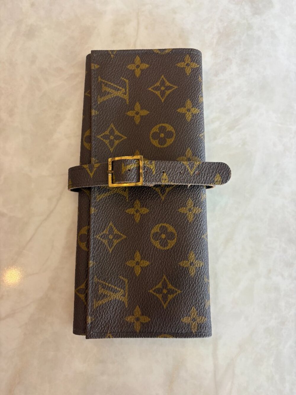 Louis Vuitton Monogram Canvas & Suede Jewelry Roll